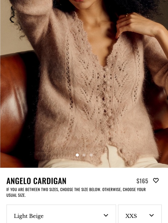 Sezane Sweaters - Sezane V-Neck Button Cardigan XXS NWOT
